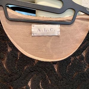 Black and Nude Dress by ALC Sz L